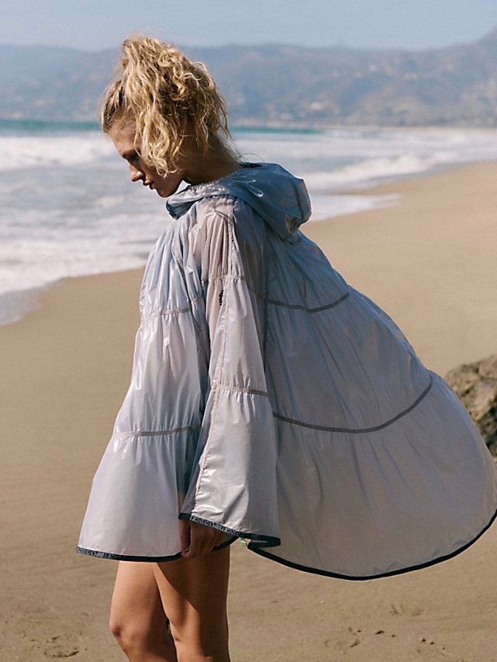 Free People Rain Drop Packable Poncho